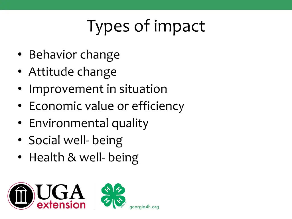 types of impact