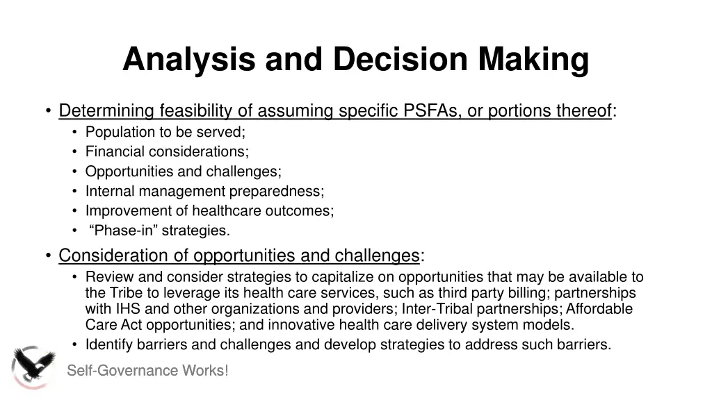 analysis and decision making 1