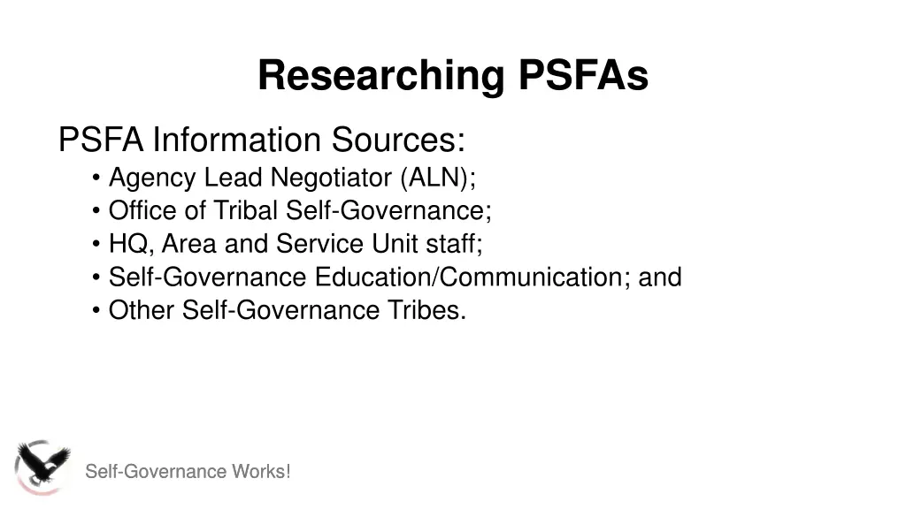 researching psfas 1