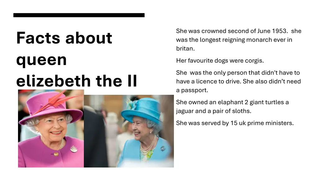 she was crowned second of june 1953
