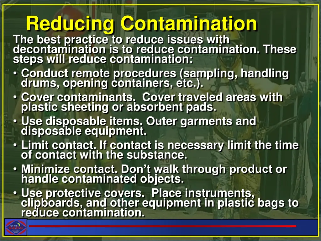 reducing contamination the best practice