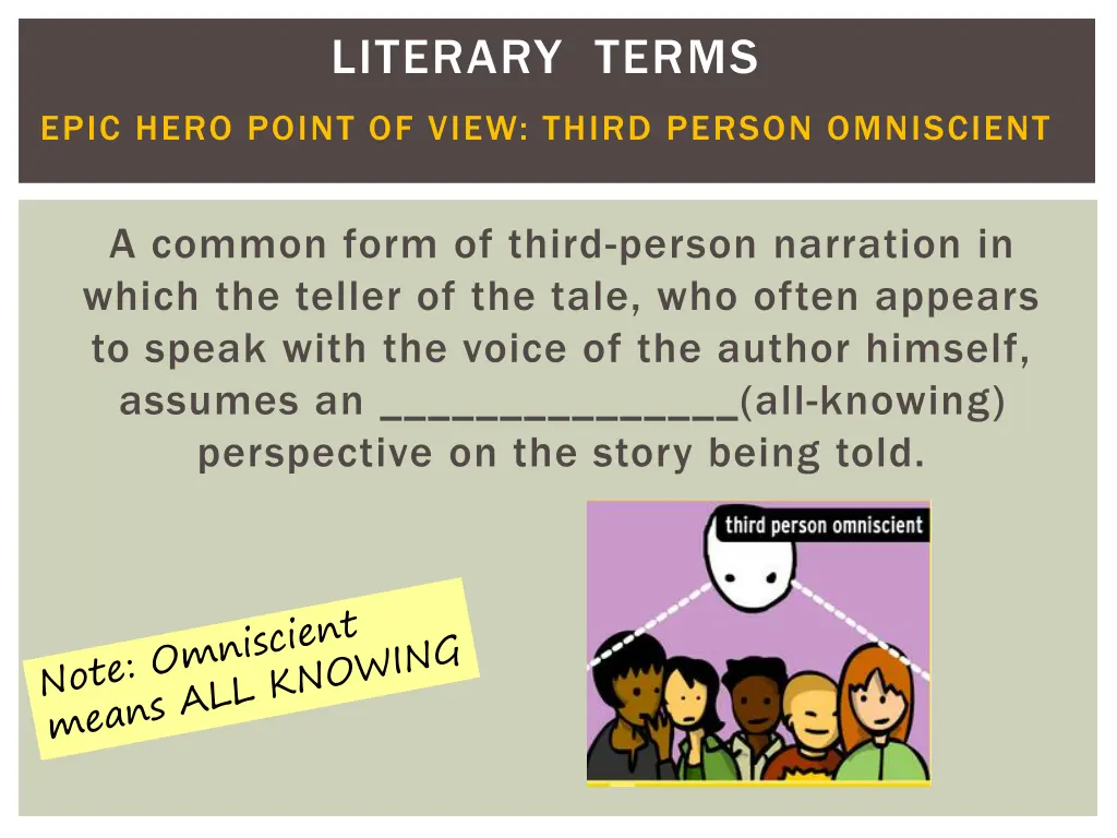 literary terms