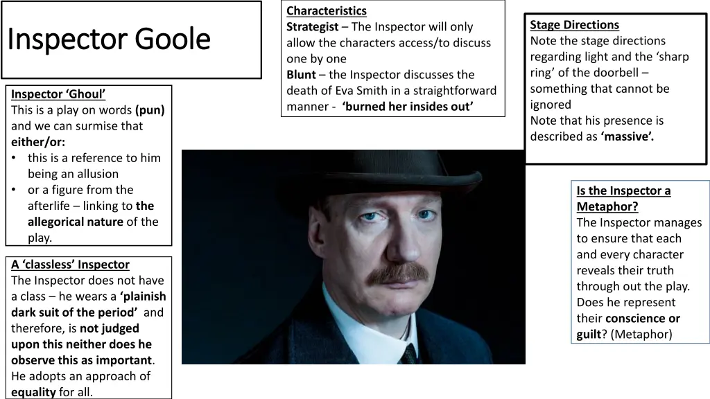 characteristics strategist the inspector will