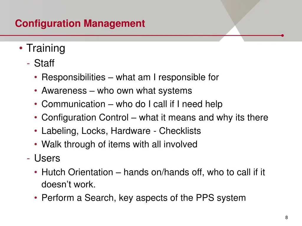 configuration management 7
