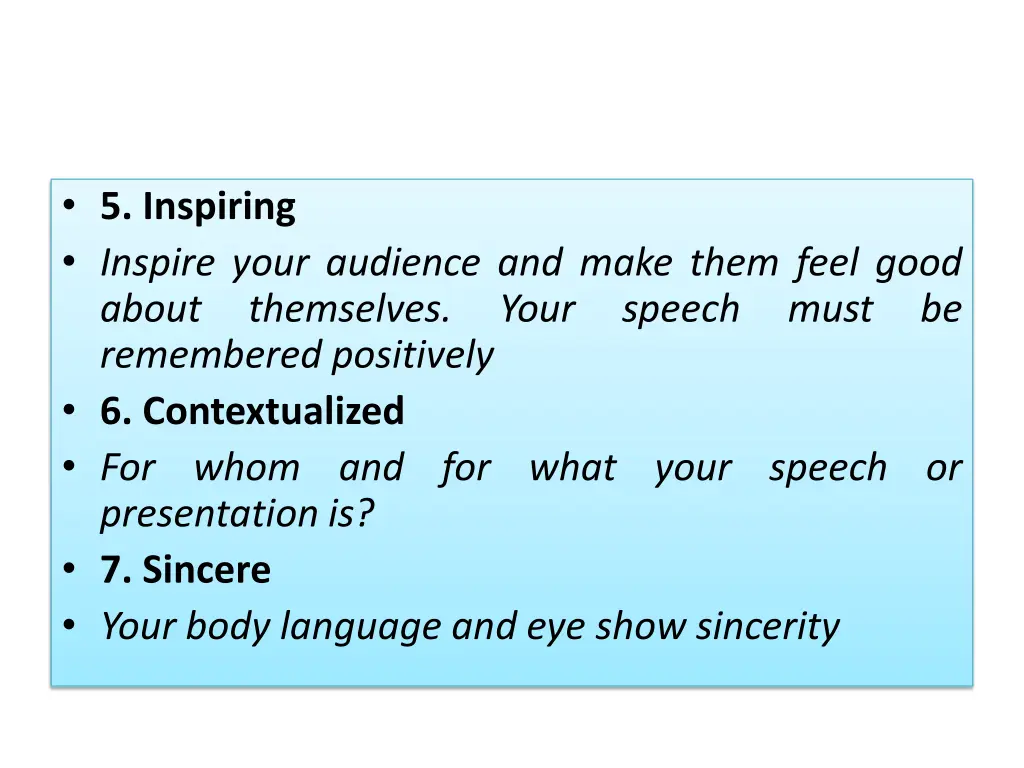 5 inspiring inspire your audience and make them