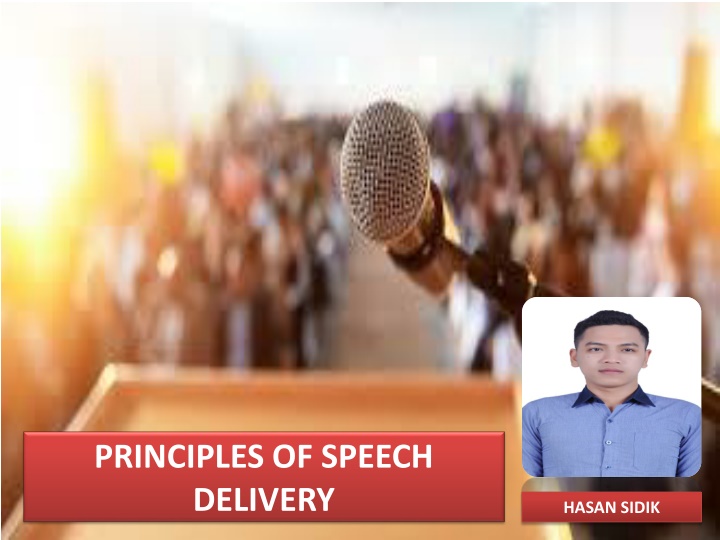 principles of speech delivery