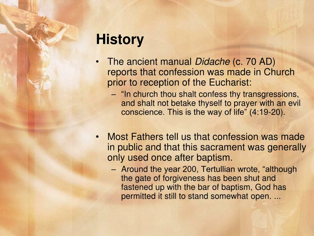 history