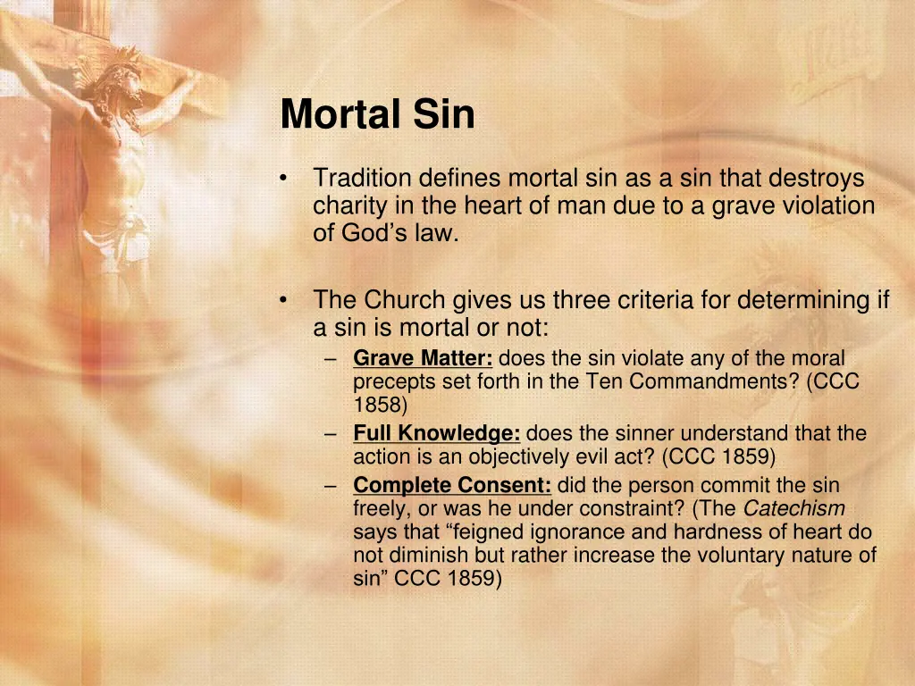 mortal sin