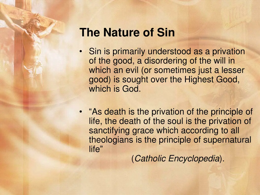 the nature of sin