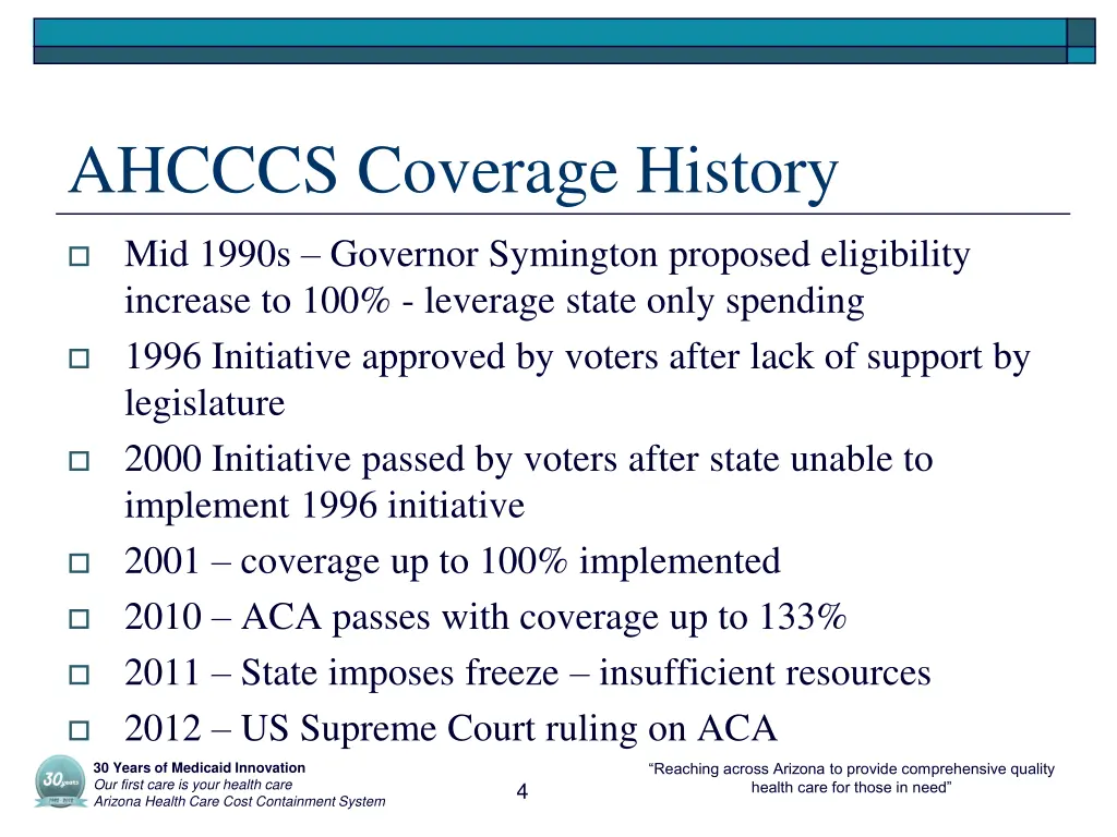 ahcccs coverage history
