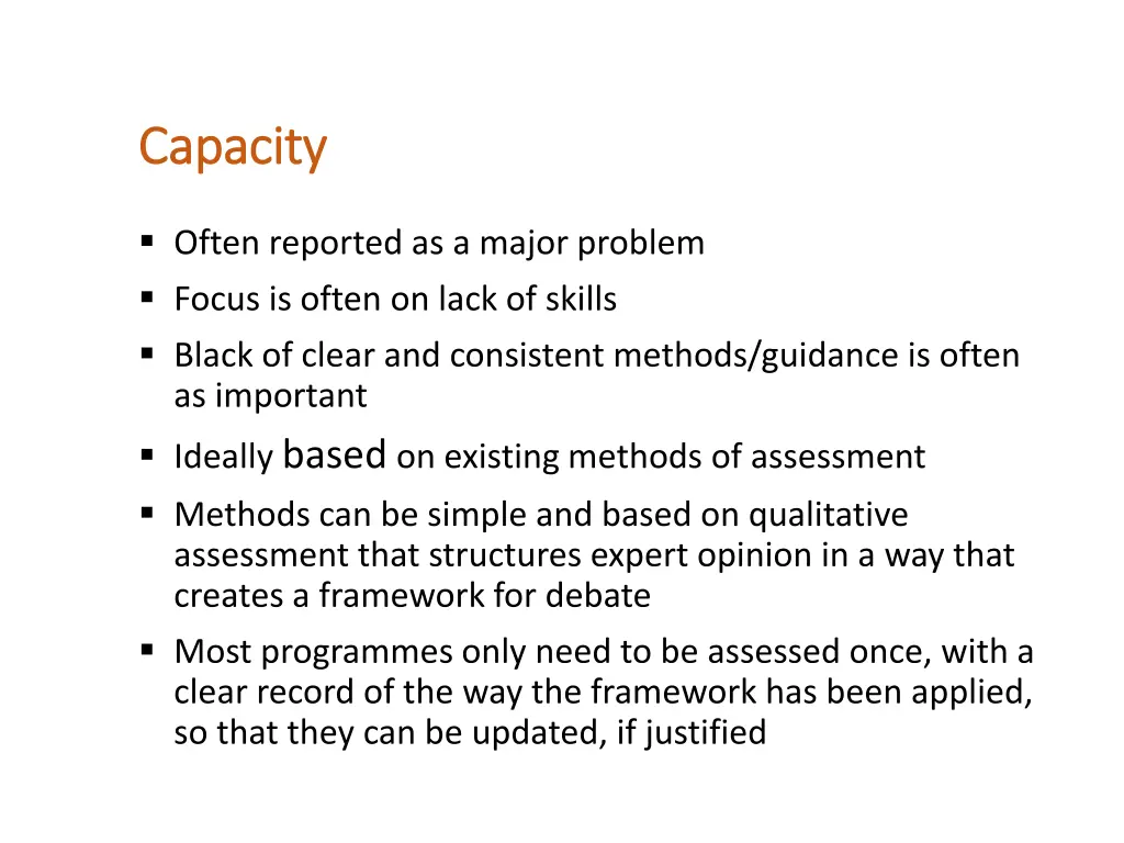capacity capacity