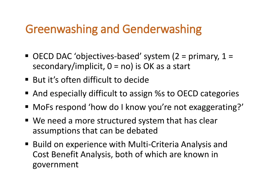 greenwashing and greenwashing and genderwashing