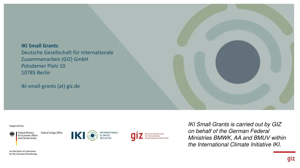 iki small grants deutsche gesellschaft