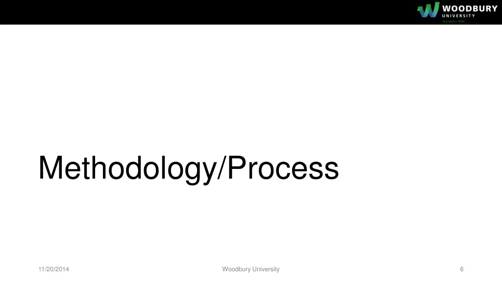 methodology process