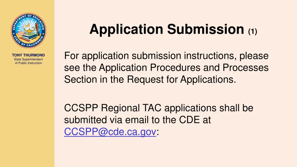 application submission 1