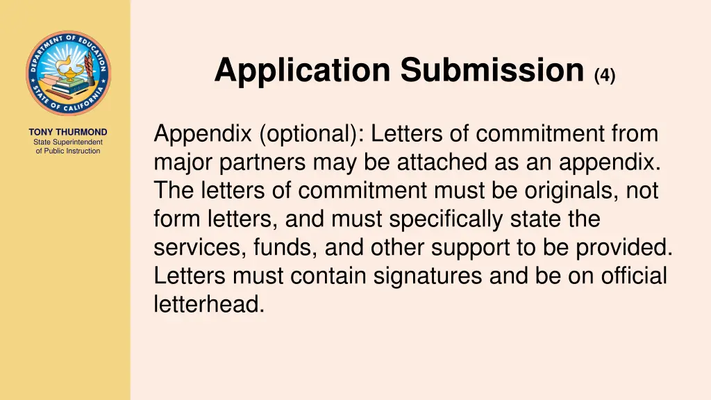 application submission 4