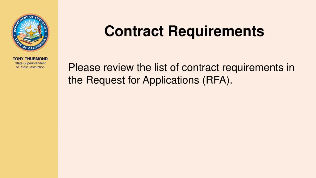 contract requirements