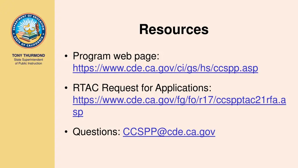 resources