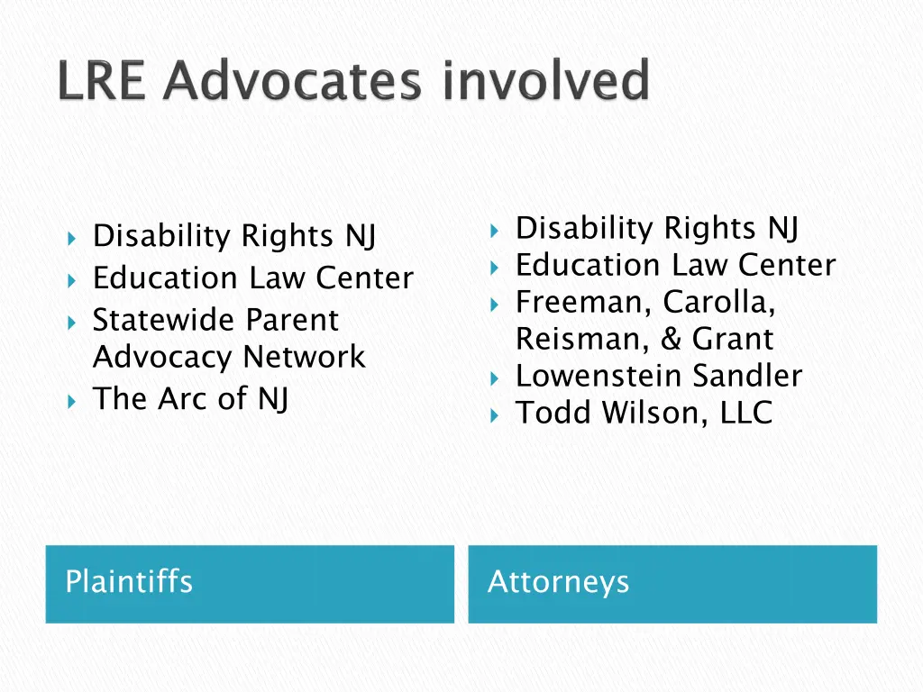 disability rights nj education law center freeman