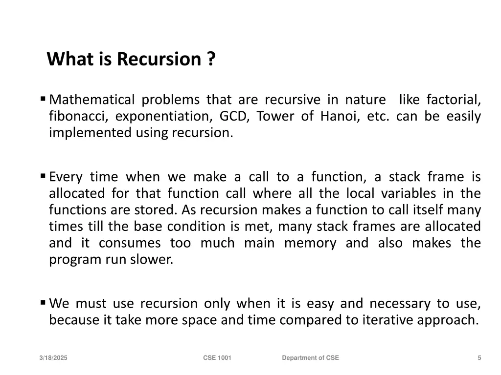 what is recursion 1