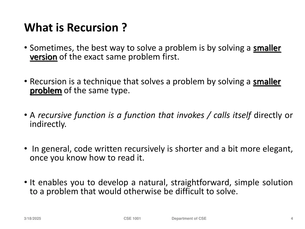 what is recursion