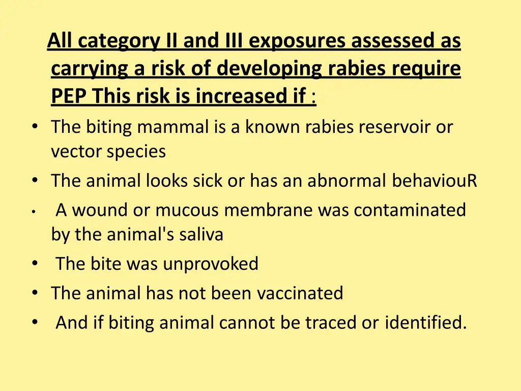 all category ii and iii exposures assessed