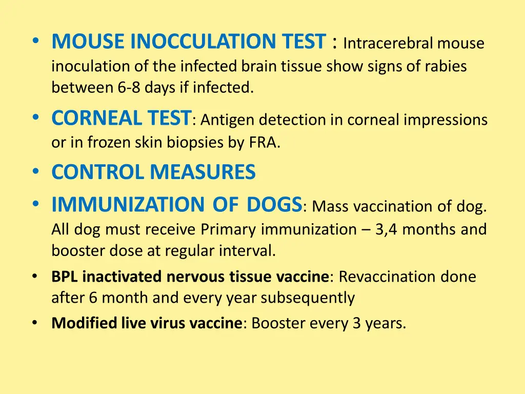 mouse inocculation test intracerebral mouse