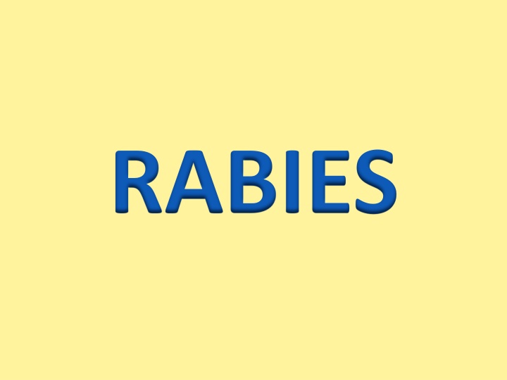 rabies