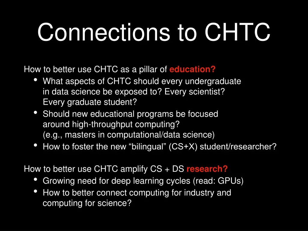 connections to chtc