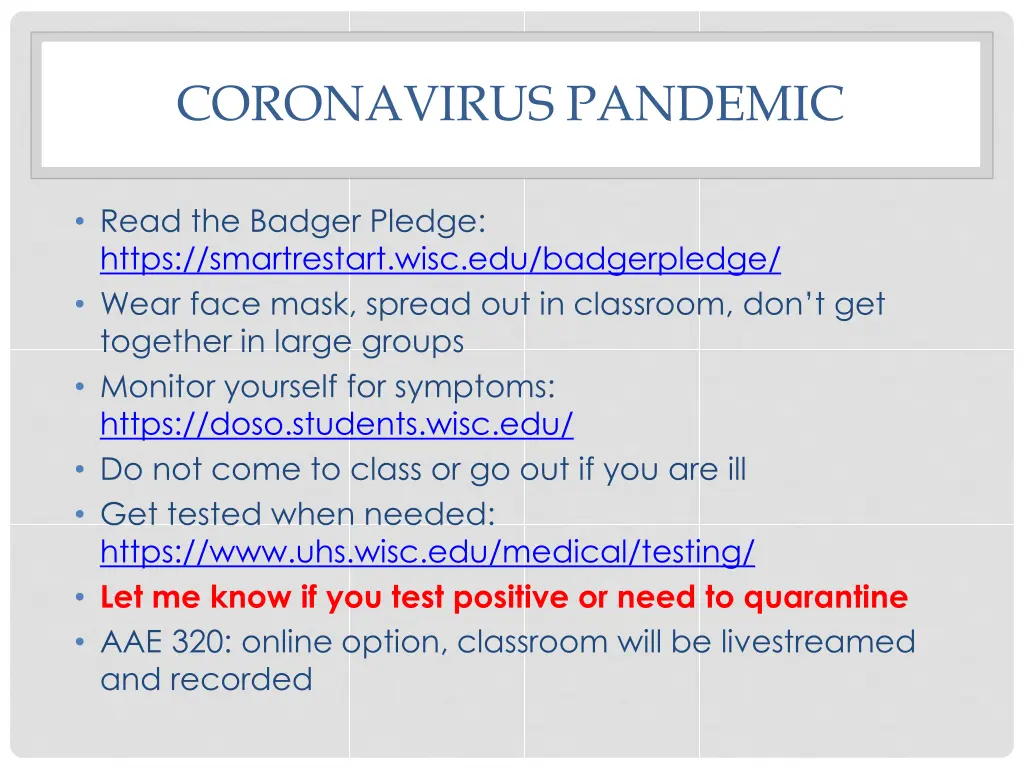 coronavirus pandemic