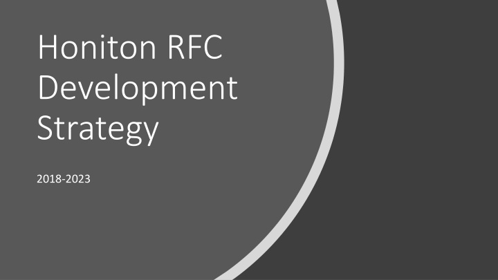 honiton rfc development strategy