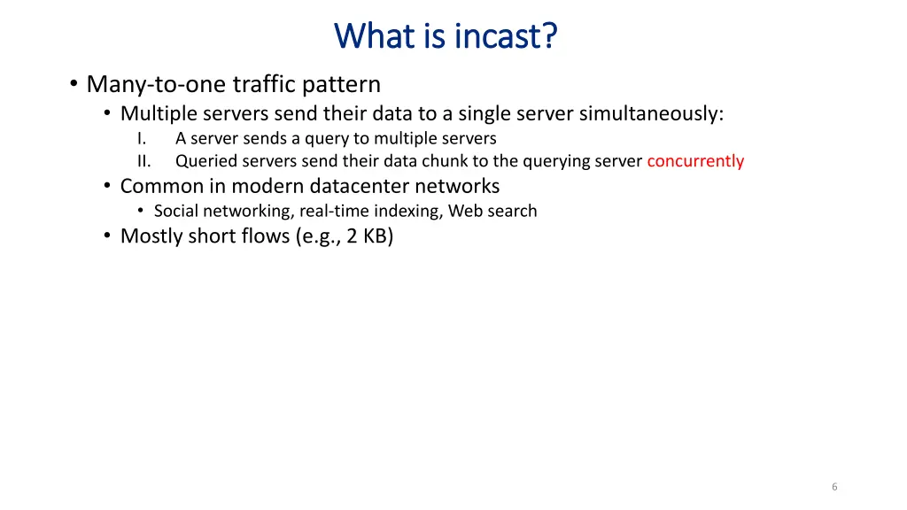 what is incast what is incast