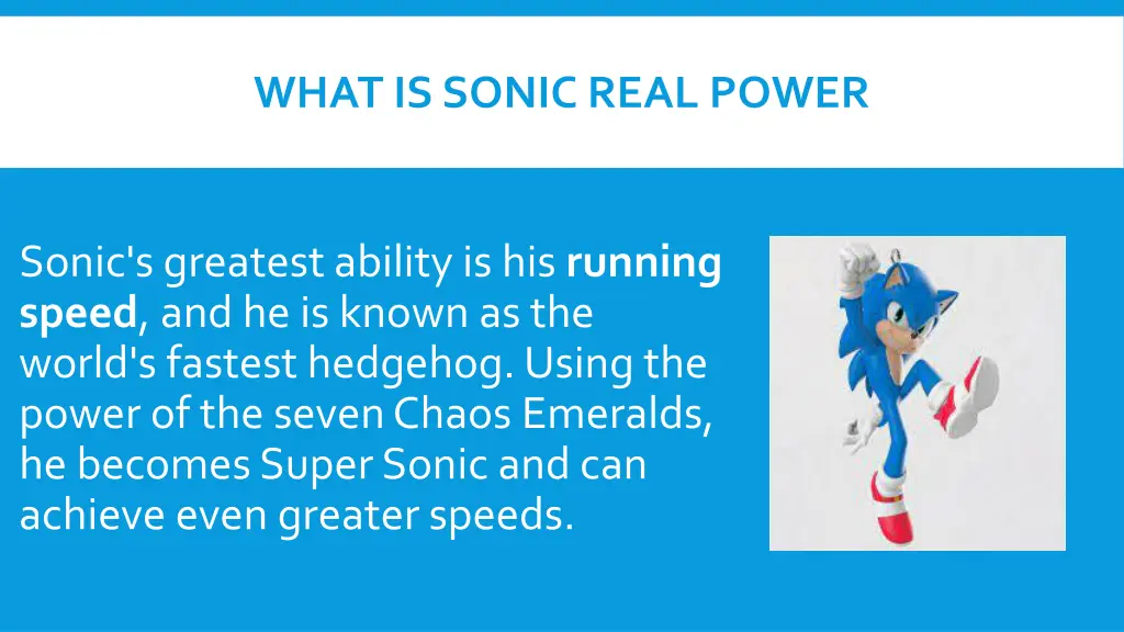 what is sonic real power