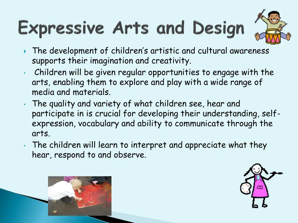 the development of children s artistic