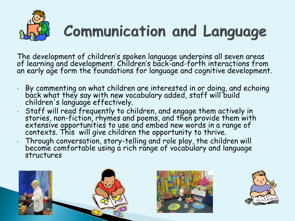 the development of children s spoken language