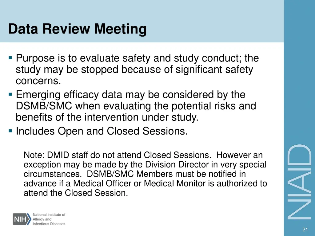 data review meeting