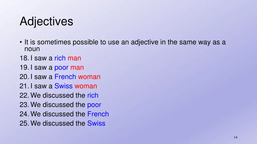 adjectives 4