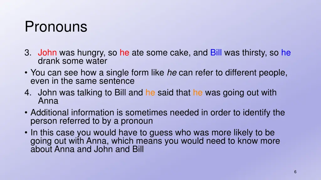 pronouns 2