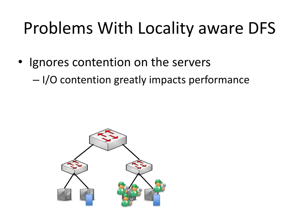 problems with locality aware dfs