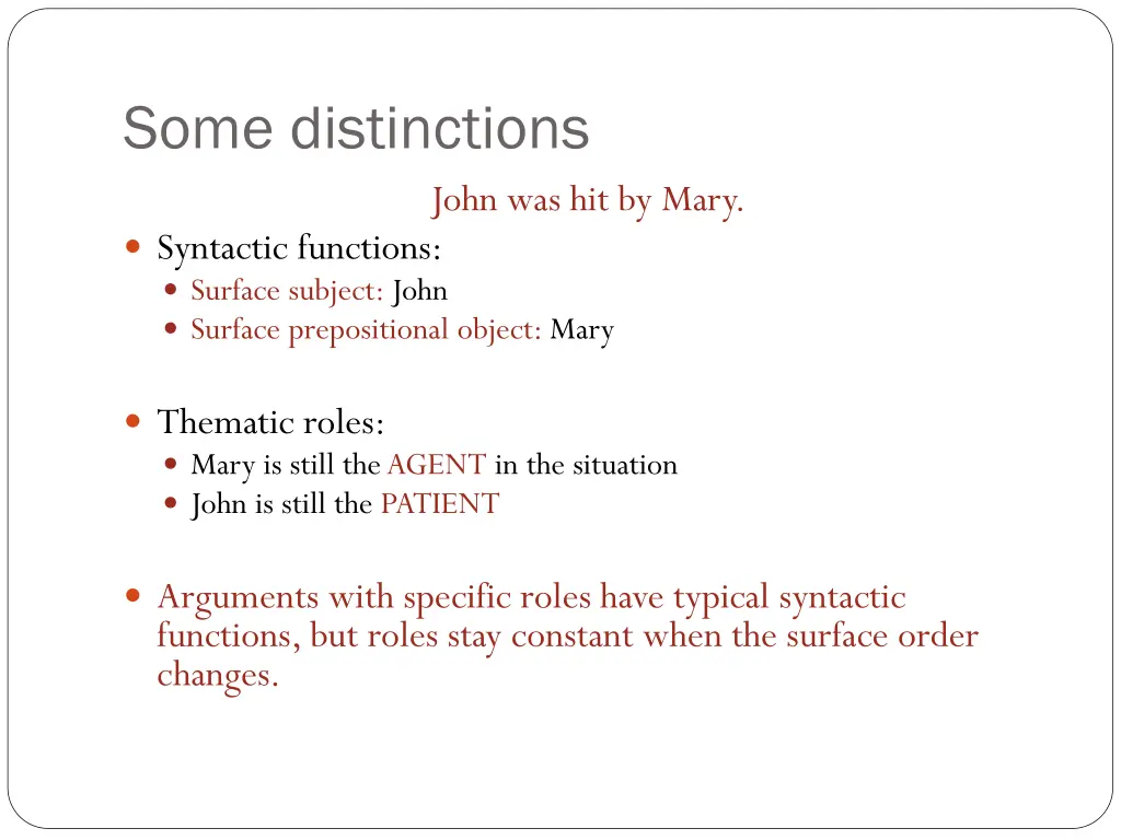 some distinctions 1