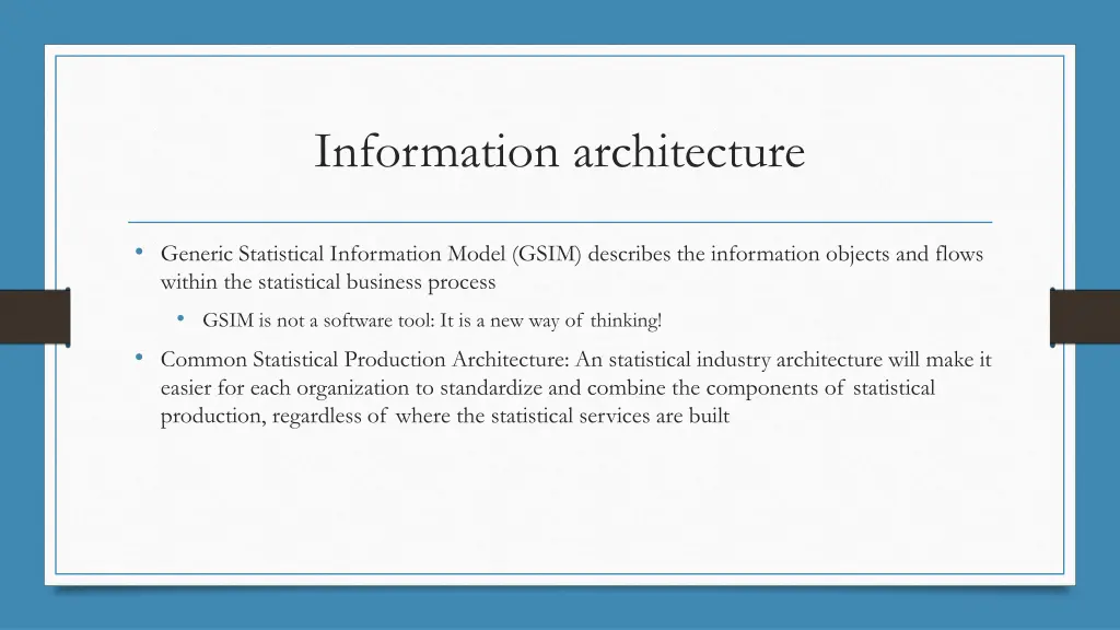 information architecture