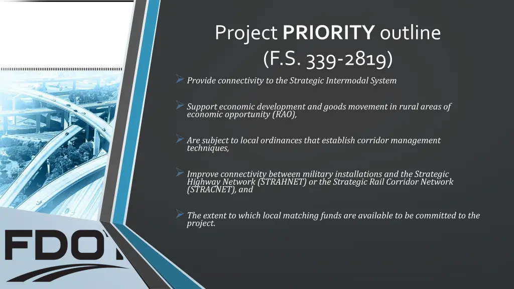 project priority outline f s 339 2819 provide