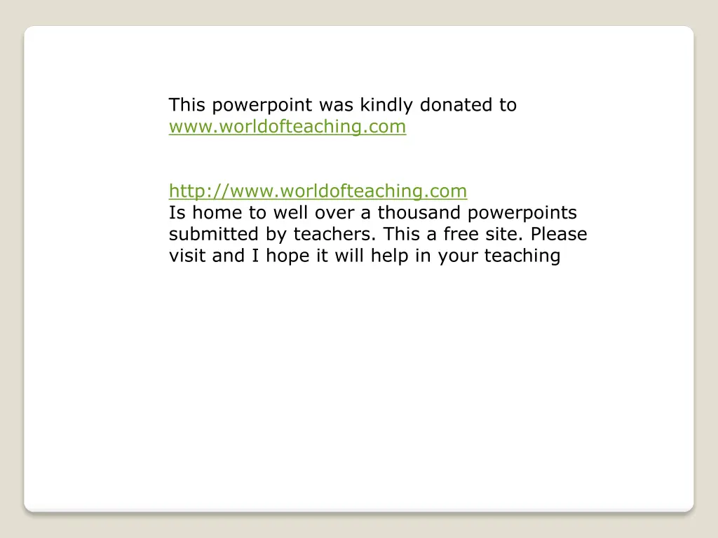 this powerpoint was kindly donated