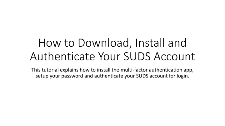 how to download install and authenticate your