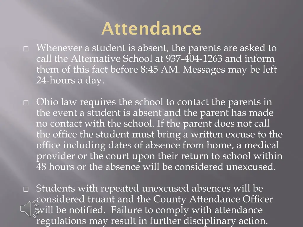 attendance