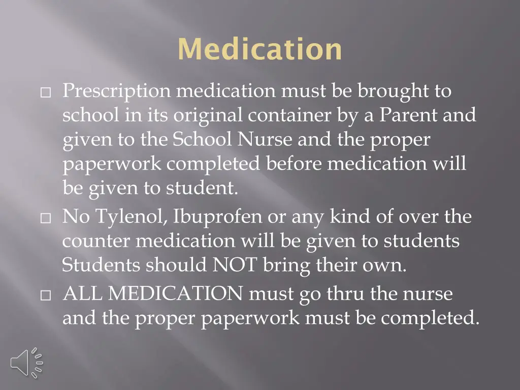 medication