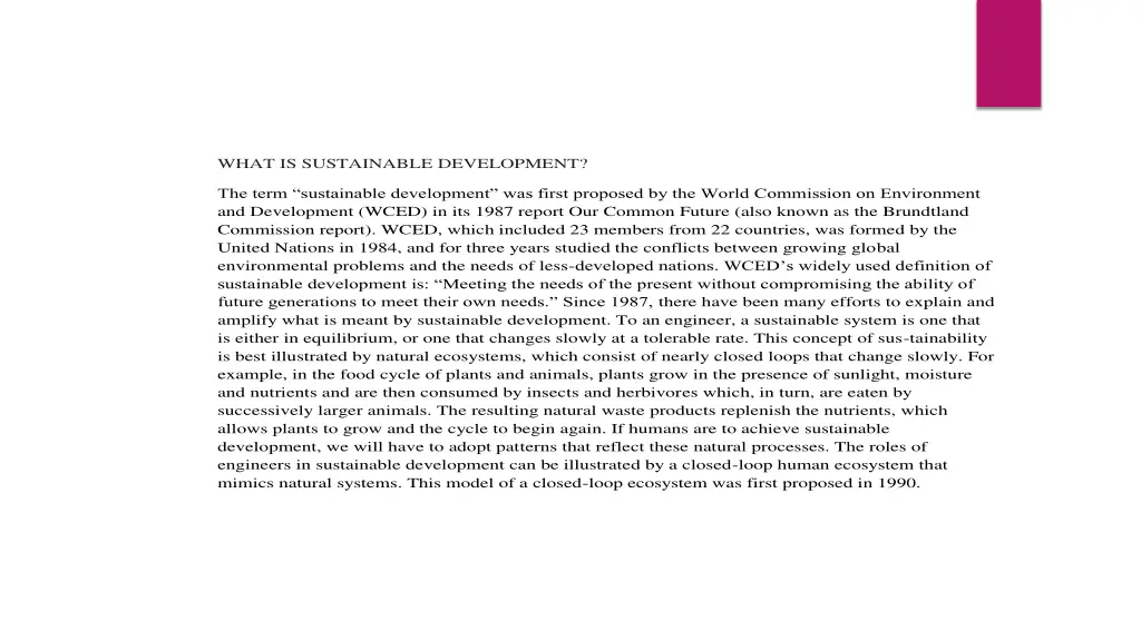 what is sustainable development