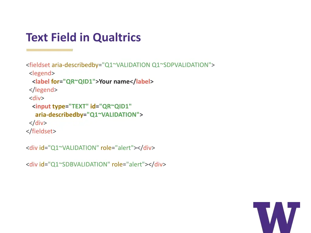 text field in qualtrics