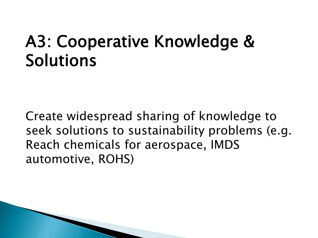 a3 cooperative knowledge solutions