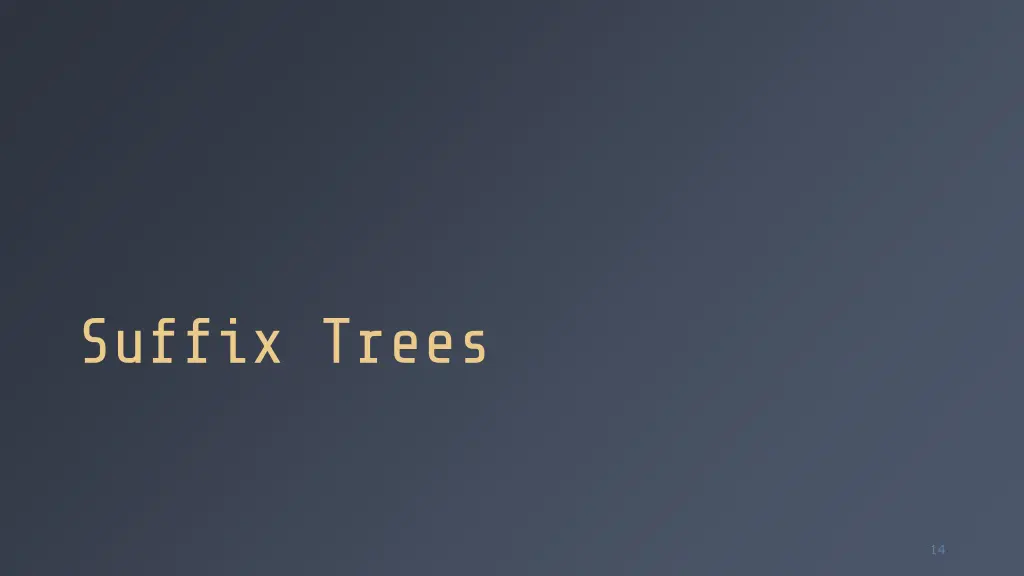 suffix trees